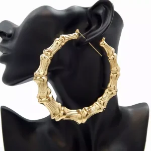 100mm Huge Bamboo Earrings