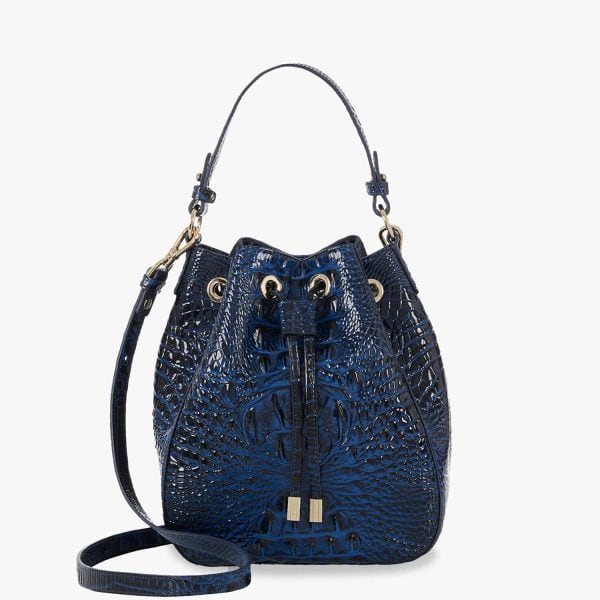New- Brahmin Melinda Ombre Bucket Bag - Anchor
