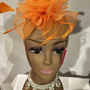 New - Organza Feather Fascinator (Selections)