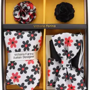 Designer Gift Box (Necktie, Bow Tie, Pocket Square and Lapel Pin)