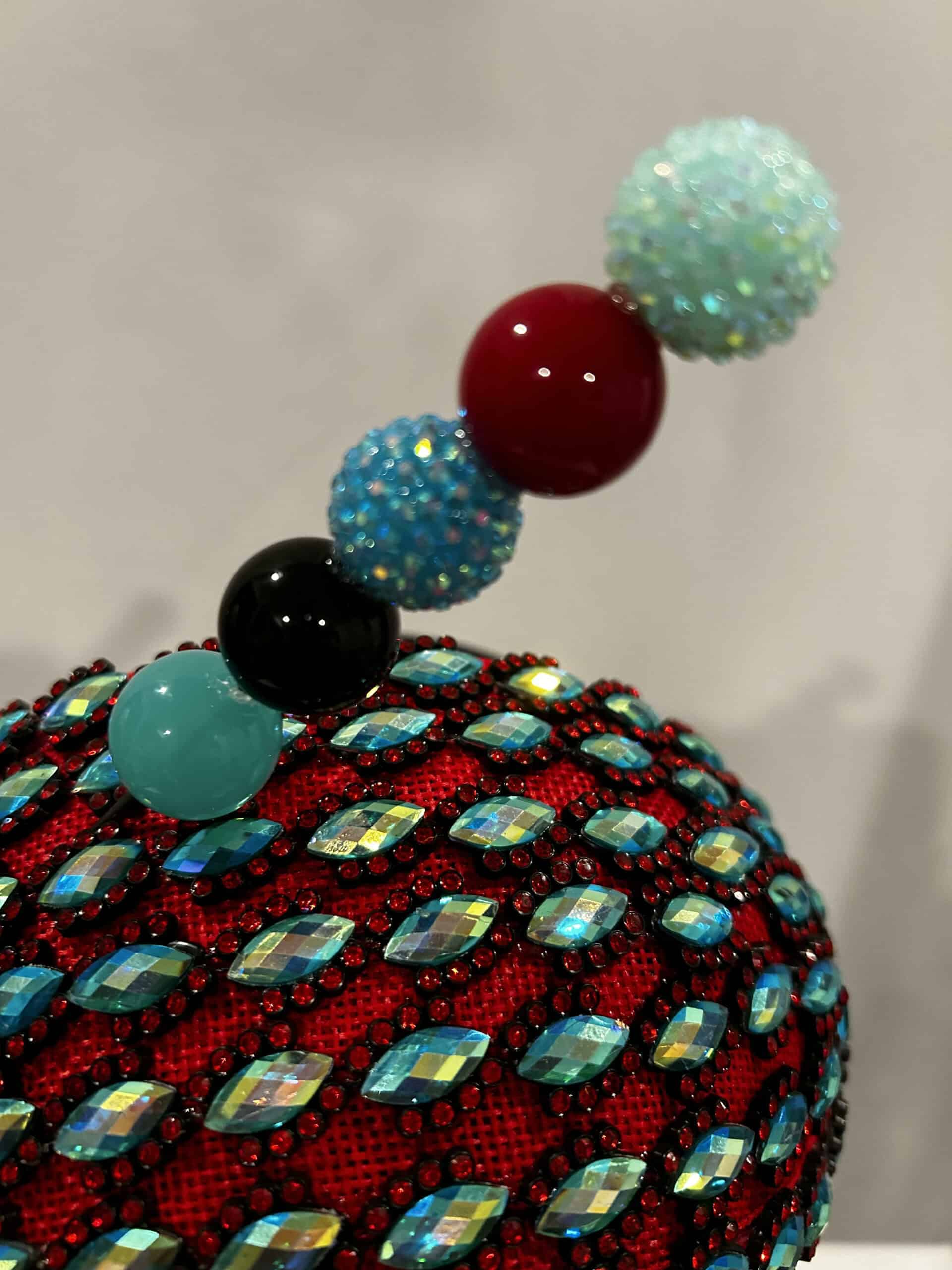 Hat Pin (5 ball) Multi-Colored