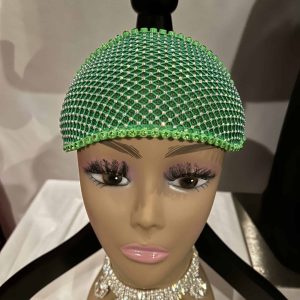 Custom Fascinator (New Headband Wraps) Emerald Green