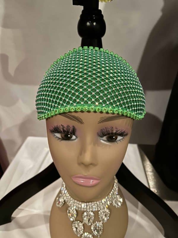 Custom Fascinator (New Headband Wraps) Emerald Green