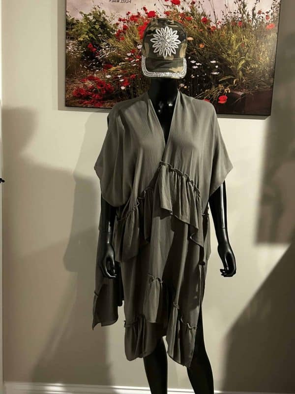 Anna & Ana Olive Kimono (One Size - O/S)