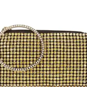 Antonio Melani Gold Crystal Wristlet