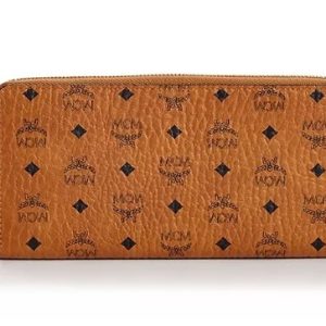 Authentic MCM Zip Around Large Wallet