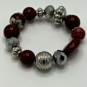 Custom Burgundy and Silver