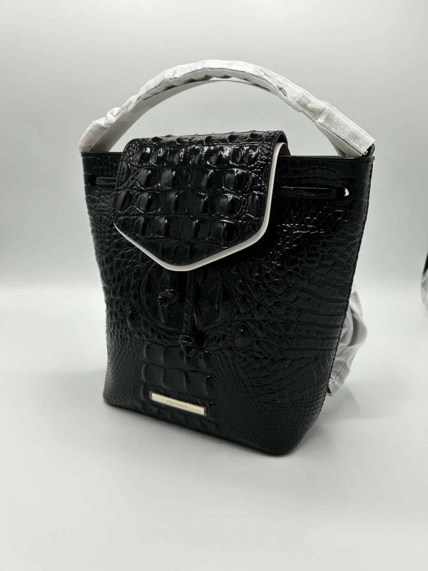 Brahmin Kendall Black Small Backpack