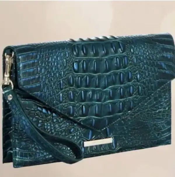 New - Brahmin Zesty Green Clutch (Match It with the Tote)
