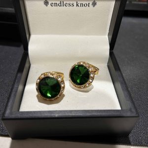 New - Designer Cufflinks (Emerald Green)