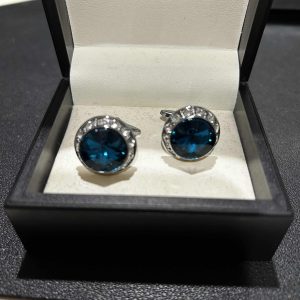 New - Designer Cufflinks (Blue or Aqua)