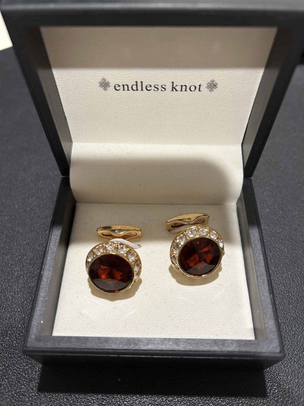 New - Designer Cufflinks (Burgundy)