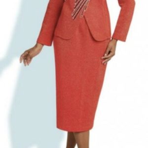 Donna Vinci Orange Knit (Size 16)