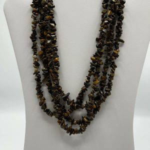 Fashion Brown Textured Necklace