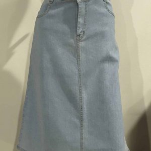 Fashion Light Blue Denim Skirt (Size MED)