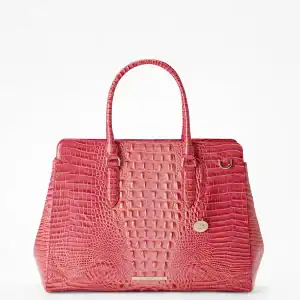 New - Brahmin Finley Carryall - Coral