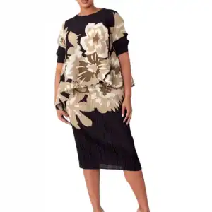 New - Floral 2pc Skirt Set (2 Color Selection) - One Size