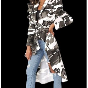 For HER Camo High Low Jacket (Size XL)