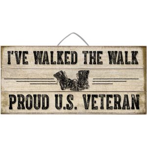 Highland Walked the Walk Slat Sign (Size12x6)