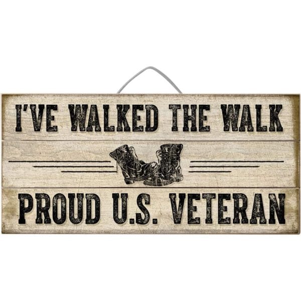 Highland Walked the Walk Slat Sign (Size12x6)