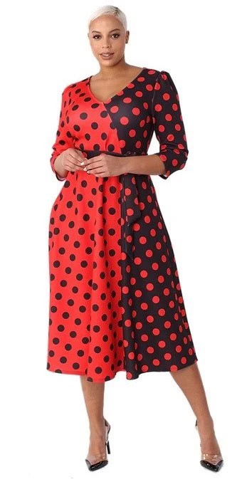 New – FOR HER Red/Black Maxi Dress (Small)