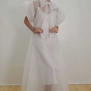 New- N by Nancy White 2 pc Dress (Beautiful) XL