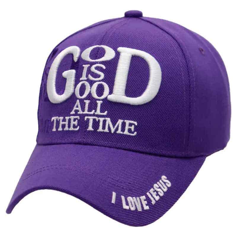 New – God Is Good All The Time Cap (adjustable strap)