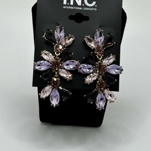 INC Purple Earrings
