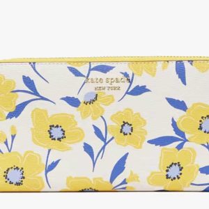 Kate Spade Morgan Sunshine Floral Zip Around Wallet