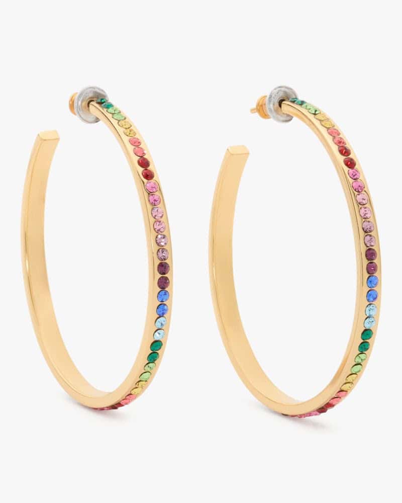 New – Kate Spade Multi-Colored Hoops