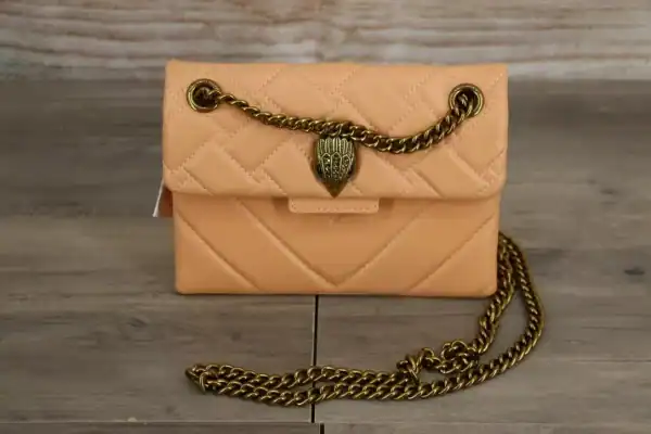 (New) Kurt Geiger Quilt Leather Peach Crossbody