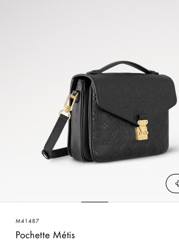 New - Louis Vuitton Black Pochette Metis Crossbody (New w/ tags) - Image 2