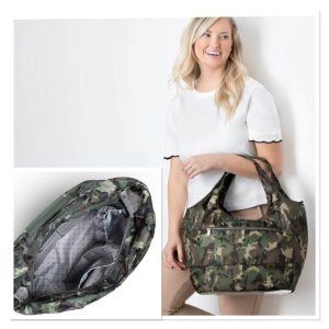 Lug Medium Tote Camo Green