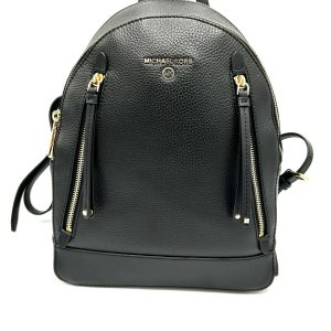 Michael Kors Black Leather Backpack