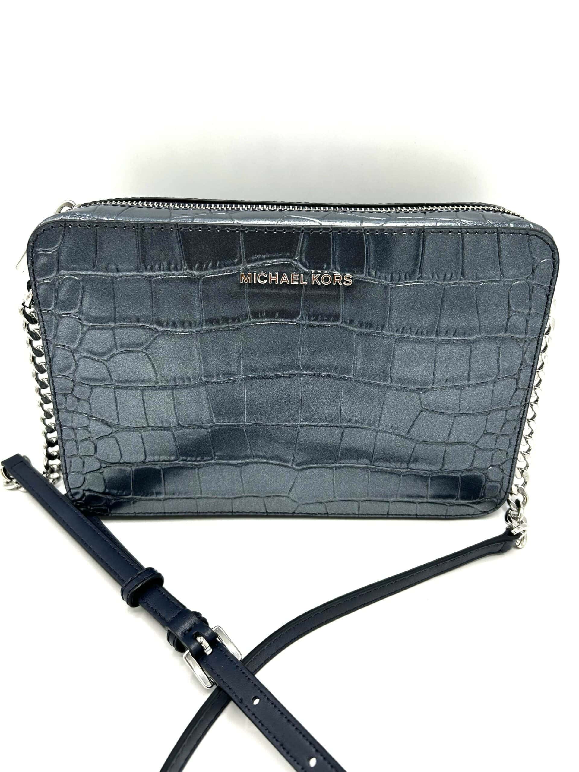 Michael Kors Jet Set Large Navy Crossbody