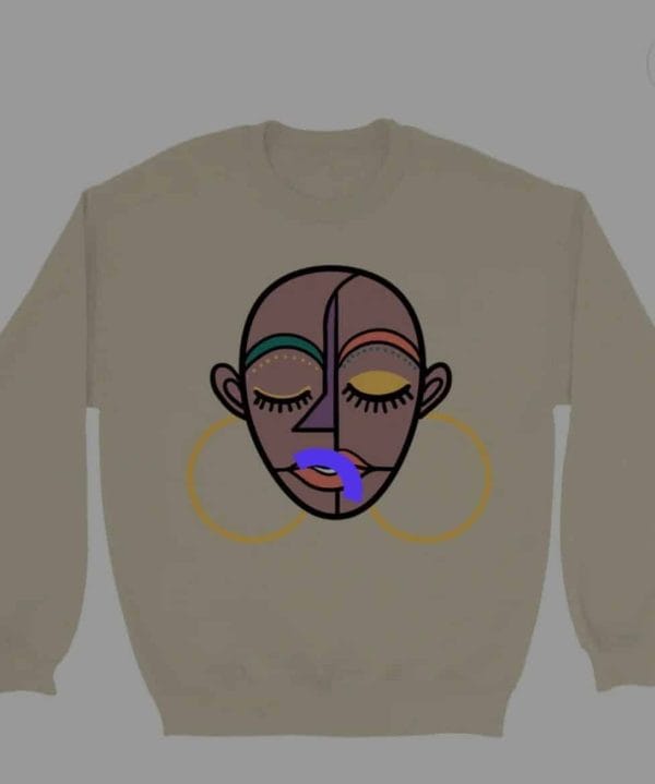 Mocha White Sweatshirt (Size XL)