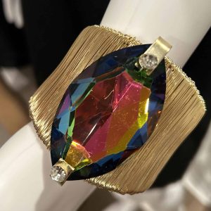 Cuff Big Stone Bracelet (Color Selections)