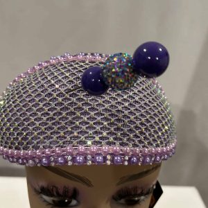Hat Pins (3 ball) - Light Purple and Bling