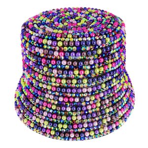 Multi-Colored Rhinestone Bucket Hat