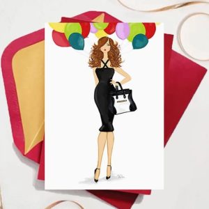 Stationary Cards -Balloon Bouquet Greeting Cards (pack of 6)