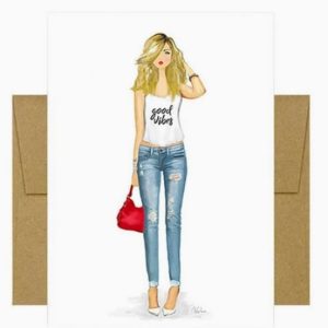 Stationary Cards - Good Vibes Greeting Cards (pack of 6)