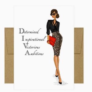 Stationary Cards - Redefining Diva Greeting Cards (pack of 6)
