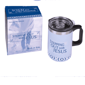 Stepping Out with Jesus Insulated Coffee Mug