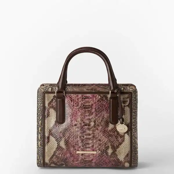 New - Brahmin Cami Brindle Potomac Satchel