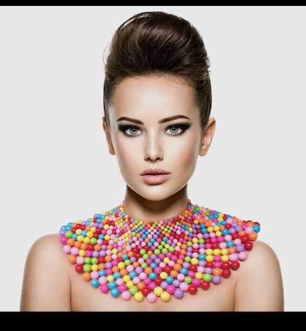New - Rainbow Bib Necklace (Fun and Lovely)