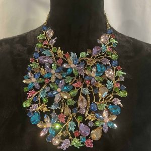 Natasha Multi Colored Statement Necklace