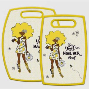 New - 2 Pc Cutting Board or Matching Oven Mitts (See Other Similar Items)