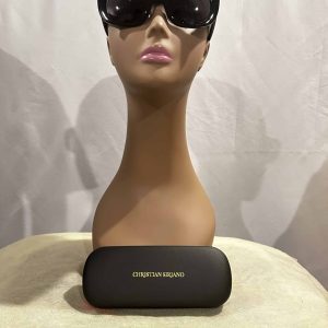 Christian Siriano Oversize Black Sunglasses