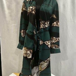 Green Safari Jacket or Kimono (3X)
