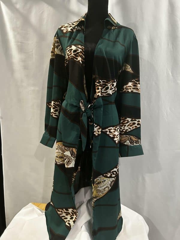 Green Safari Jacket or Kimono (3X)